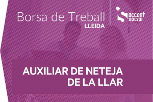 Oferta borsa treball Lleida