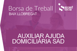 Oferta Borsa Treball Auxiliar SAD Baix Llobregat Nord