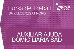 Oferta Borsa Treball Auxiliar SAD Baix Llobregat Nord