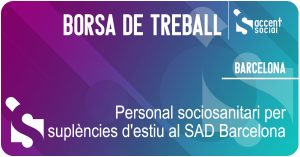 Oferta laboral Servei Atenció Domiciliària SAD Barcelona