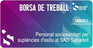 Oferta laboral Servei Atenció Domiciliària SAD Sabadell