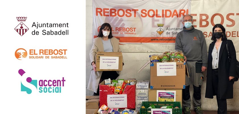 El SAD de Sabadell al recapte d'aliments per al Rebost Solidari