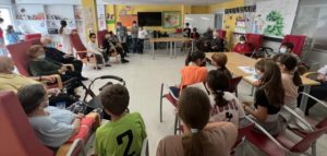 Trobades intergeneracionals entre gent gran i infants al centre de dia Castellbisbal