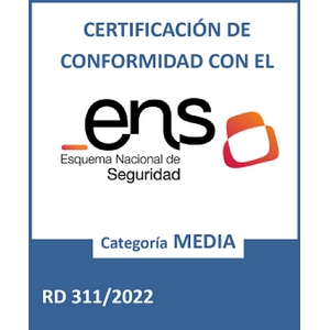 Certificación conformidad ENS Seguridad Social 300px